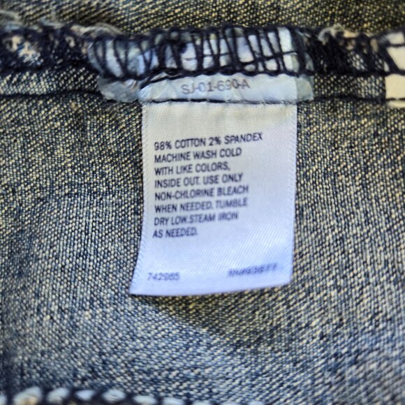 St John's Bay 90s Jean jacket Size XL - Picture 6 of 8